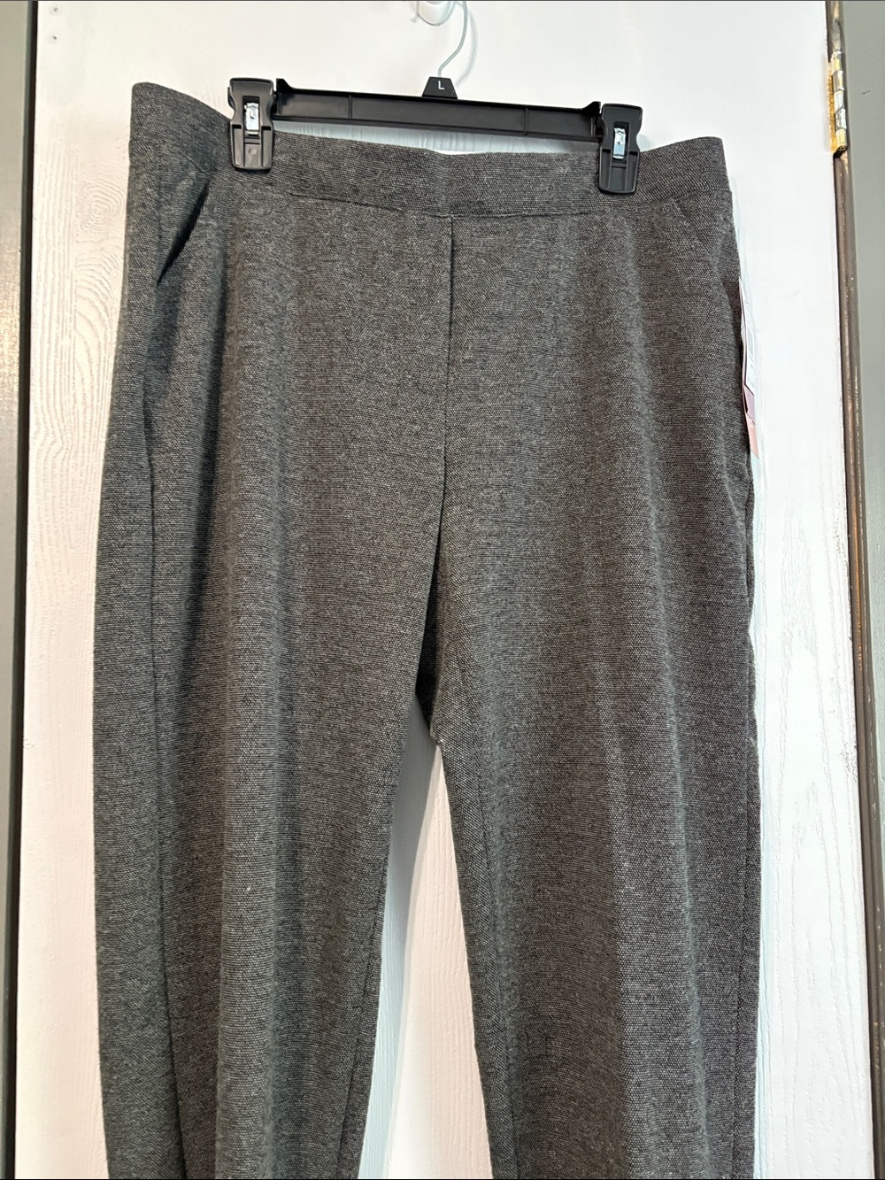Cathy Daniels women’s Pull-On Dress Pants in Charcoal Gray
